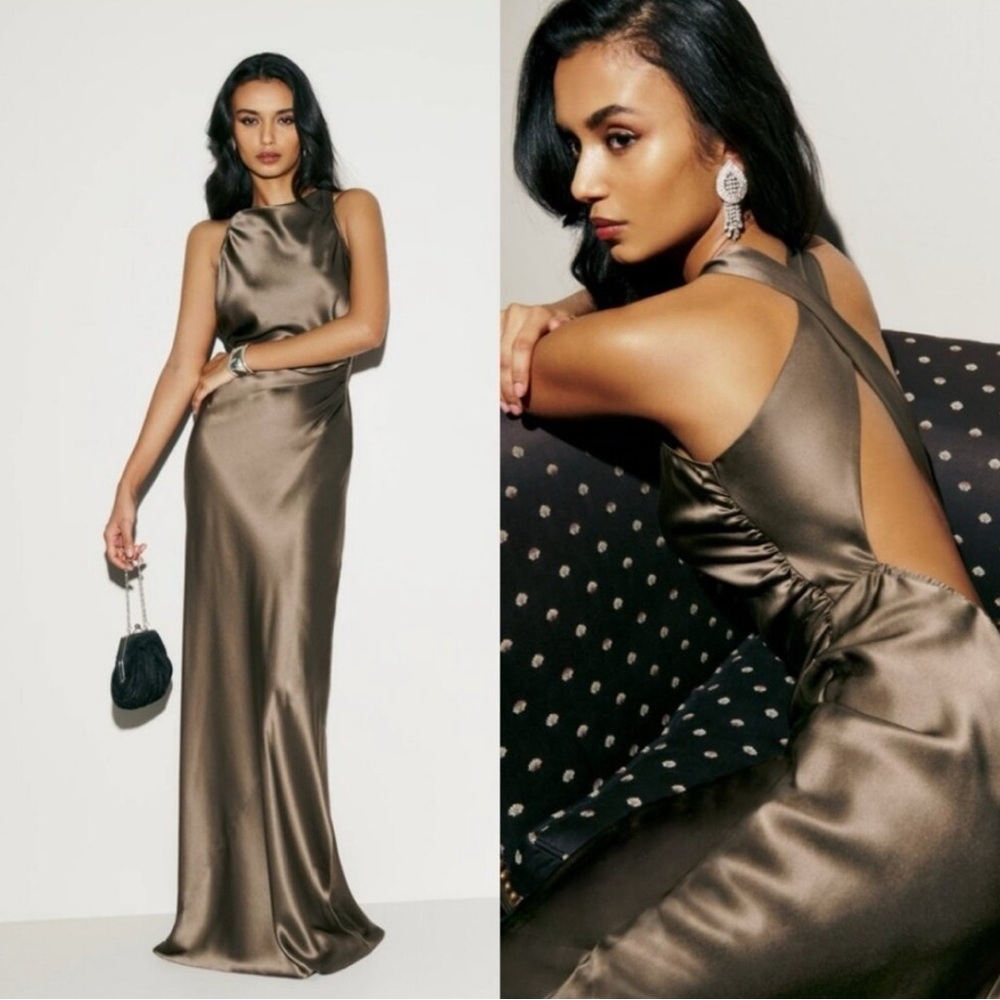 Reformation Anaiis 100% Silk Dress, Size 4